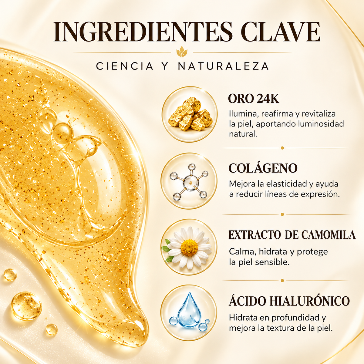 Mascarilla Facial Golden Glow