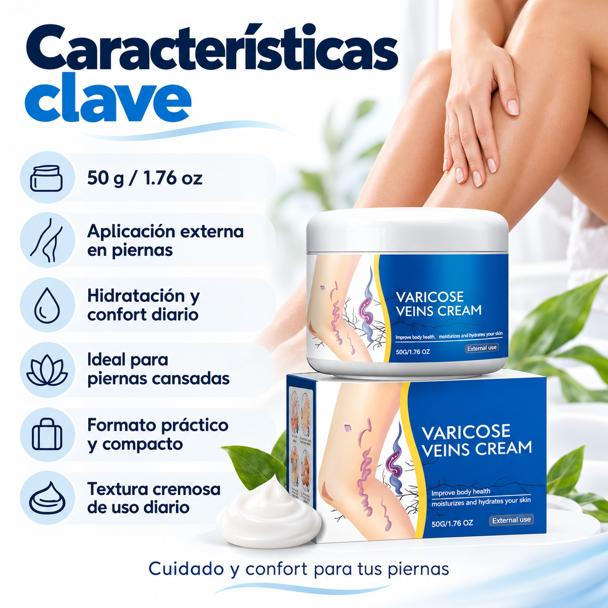 Crema Confort para Piernas
