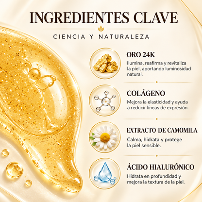 Mascarilla Facial Golden Glow