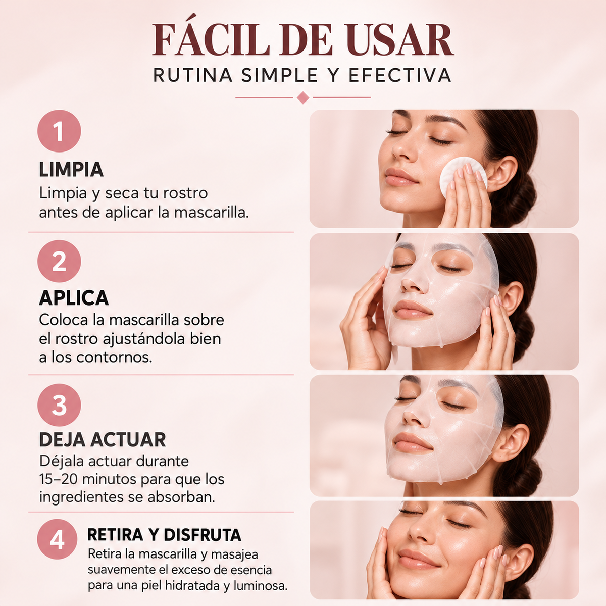 Mascarilla de Biocolageno